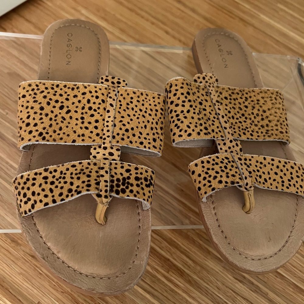 3 pairs of sandals, sz 7. Good condition. Franco Sarto, Sam Edelman, Caslon - Picture 2 of 5